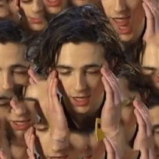 🤯 emoji the essence of timothée chalamet by @nathanist Telegram sticker 13 of 60