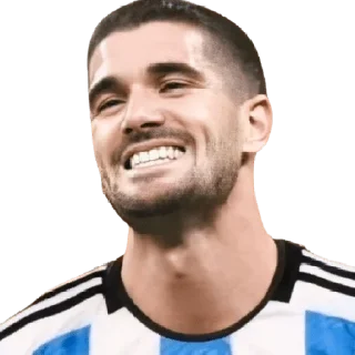 😁 emoji Rodrigo De Paul Telegram sticker 12 of 25
