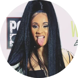 🤪 emoji Cardi B Telegram sticker 7 of 55