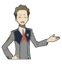 😌 emoji Darling in the FranXX Telegram sticker 24 of 24