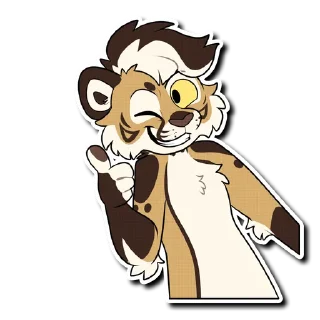 👍 emoji Mifflin Telegram sticker 9 of 20