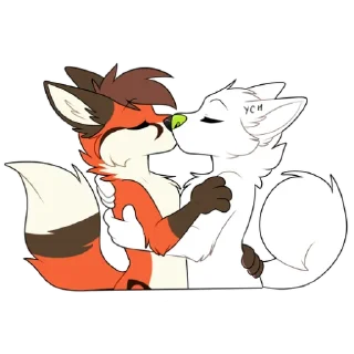 👨‍❤‍💋‍👨 emoji Eunos Rotor @Rotor_Fox Telegram sticker 12 of 65