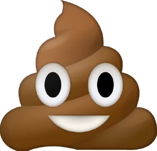 💩 emoji iOS 12 Telegram sticker 24 of 43