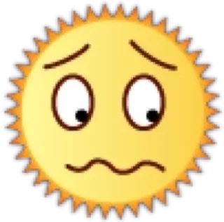 😖 emoji Sun @Wolfs_Legion Telegram sticker 15 of 25