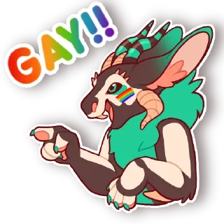 🏳️‍🌈 emoji Haru the Dutch Telegram sticker 8 of 120