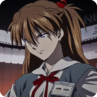 Sticker from Evangelion ‣ @animestickersii @pinterest_to_stickerbot