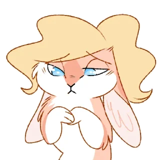 😔 emoji Miss Buns Telegram sticker 10 of 90