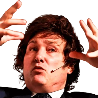 😒 emoji Javier Milei Telegram sticker 20 of 31