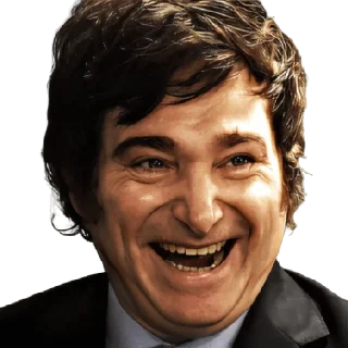 😄 emoji Javier Milei Telegram sticker 3 of 31