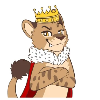 🦁 emoji Lion Stickers by Pulexart.com Telegram sticker 24 of 32