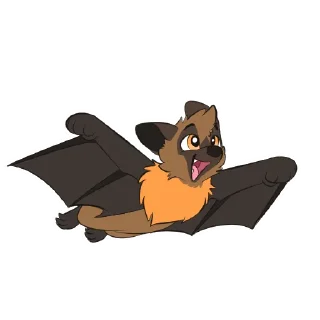 🦇 emoji Bat Stickers by Pulexart.com Telegram sticker 9 of 13