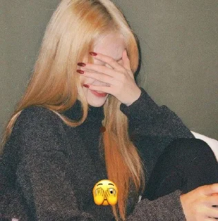 🫣 emoji @girlwholovestwice Telegram sticker 12 of 15