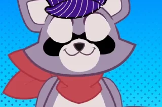 😇 emoji Rambley Raccoon Telegram sticker 11 of 26