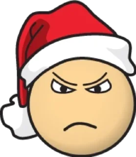 😠 emoji Santa @Wolfs_Legion Telegram sticker 22 of 25