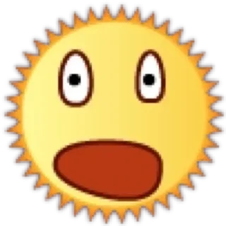 😧 emoji Sun @Wolfs_Legion Telegram sticker 14 of 25