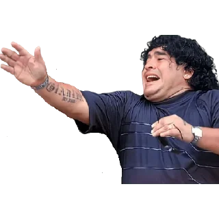 😅 emoji Maradona Telegram sticker 8 of 120