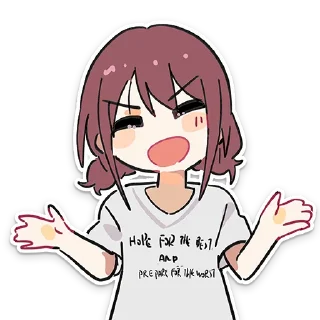 Sticker from Girls Band Cry by @YDPFaLION