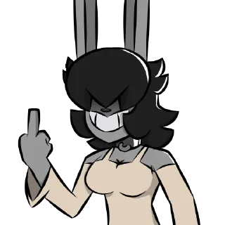🖕 emoji The Sanny's hell Telegram sticker 8 of 22