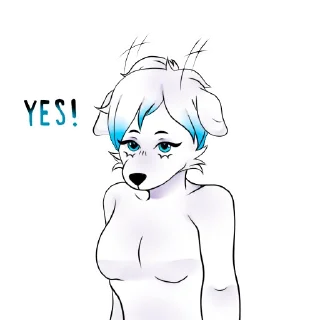 😌 emoji Aurora! Telegram sticker 7 of 13