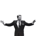 👐 emoji Reagan Telegram sticker 4 of 24