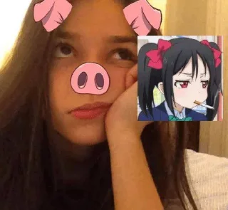✨ emoji Iana cara de banana :,) Telegram sticker 19 of 23