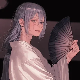 💙 emoji ⌜ Mahito 💛💙 ⌟  ᨒ @KurumiFan ⛩️ Telegram sticker 10 of 120