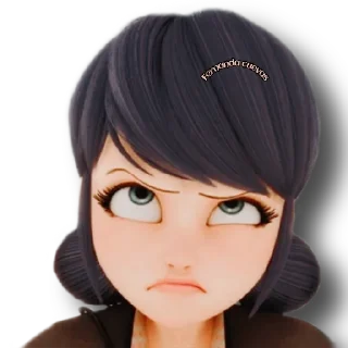 😒 emoji Miraculous ladybug Telegram sticker 3 of 27