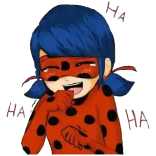 😂 emoji Miraculous ladybug Telegram sticker 1 of 27