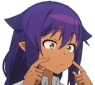 😕 emoji Jahy-sama Wa Kujikenai Telegram sticker 12 of 48