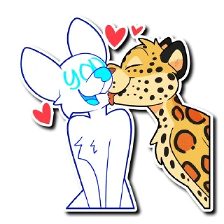 🥰 emoji Leopard Telegram sticker 23 of 30