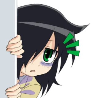 👀 emoji tomoko kuroki Telegram sticker 11 of 17
