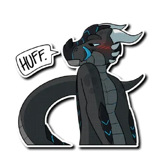 😏 emoji Xero Telegram sticker 19 of 22