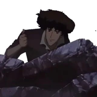 👍 emoji @stikersw_w Cowboy Bebop Telegram sticker 17 of 21