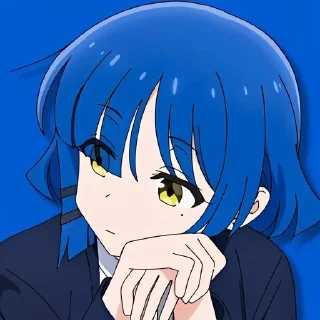 😶 emoji ::: Bocchi The Rock ::: Telegram sticker 16 of 95