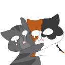😢 emoji WarriorCats art: Drawmachine Telegram sticker 22 of 59