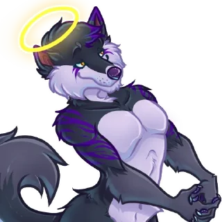 😇 emoji Buga's Sillies Telegram sticker 14 of 21