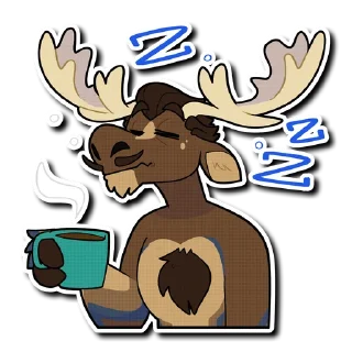 Sticker from Diffuse Moose