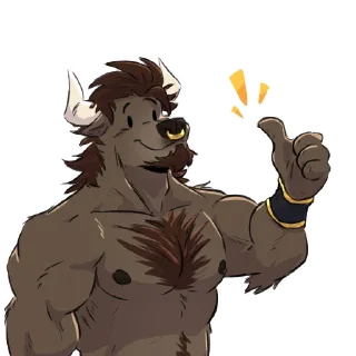 👍 emoji Legión Volkánika Telegram sticker 8 of 43