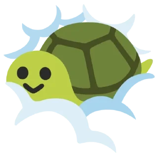 🐢 emoji 🐢 Telegram sticker 6 of 21