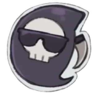 😎 emoji Mori Calliope Hololive EN Telegram sticker 1 of 13