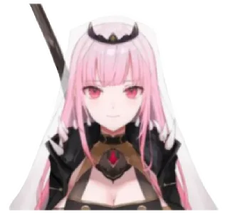 🙂 emoji Mori Calliope Hololive EN Telegram sticker 8 of 13