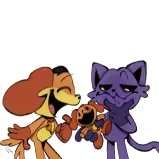 🤔 emoji Catnap & Dogday (Round 2) Telegram sticker 9 of 120