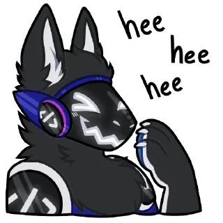 🤣 emoji Shade Protogen Telegram sticker 17 of 23