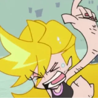 😂 emoji Panty & Stocking with Garterbelt Telegram sticker 12 of 91