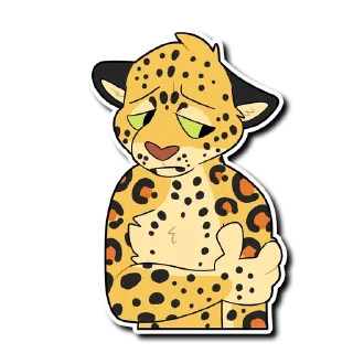 Sticker from Leopard