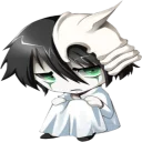 😔 emoji Ulquiorra Telegram sticker 9 of 32