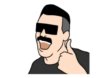 👍 emoji buku harian kumis @noustiker Telegram sticker 1 of 9