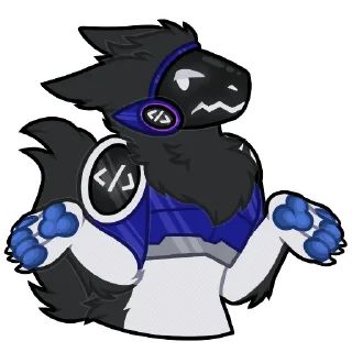 🤷‍♂️ emoji Shade Protogen Telegram sticker 9 of 23