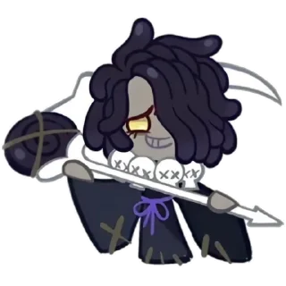Sticker from Licorice cookie {cookie run} (@emopix)