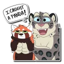 😃 emoji Snow Leopard (round 2!) Telegram sticker 5 of 120